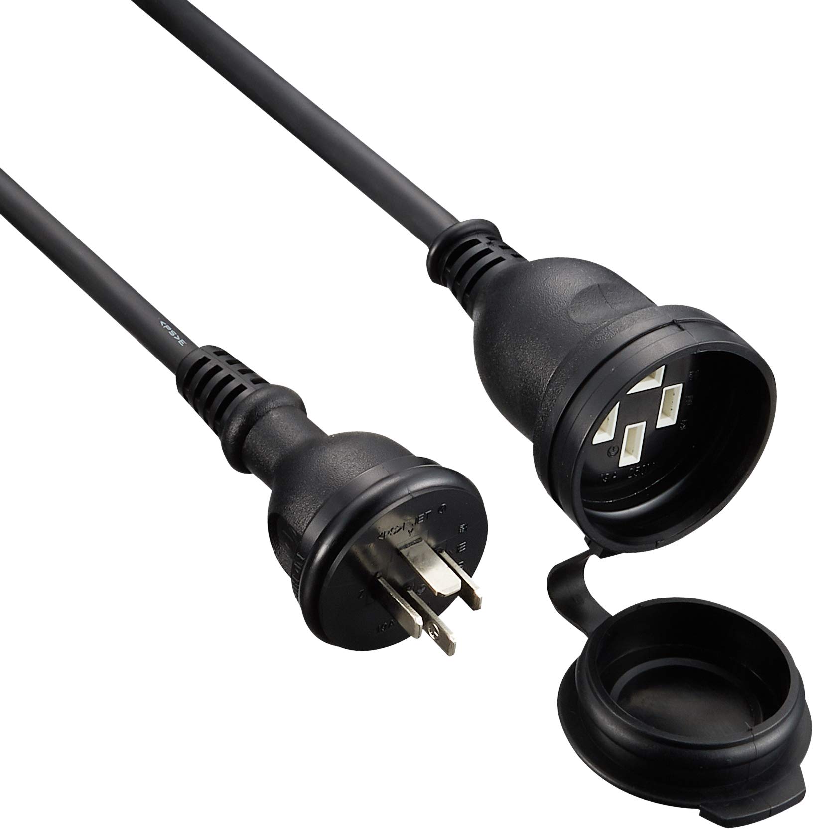 

TRUSCO 200V extension cord 10M T4P20AW10 3-phase чорний