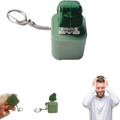 Key Button Frog Croaking Fidget Toy Rechargeable Decompression Toy Croaking Frog Keychain Adult