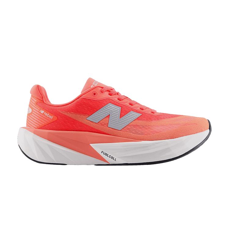

New Balance FuelCell Rebel v5 Urgent Red Women Sneakers Pink White Silver-Metallic WFCXL5A 39