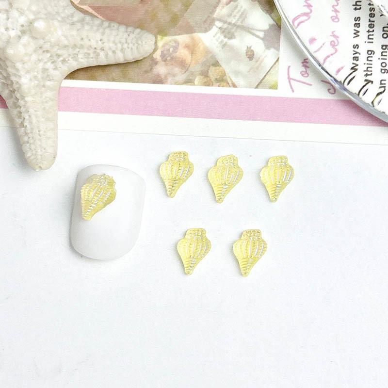 New Aurora Nail Art Accessories Tiny Conch 3D Small Ice Transparent Nail Decorations Mixed Rhinestones Phone Accessories