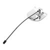 For 500 Rear Bumper Towing Eye Cover Replacement Chrome OEM 735455393 Compatible with 500 2007-2012 Trailer Cover