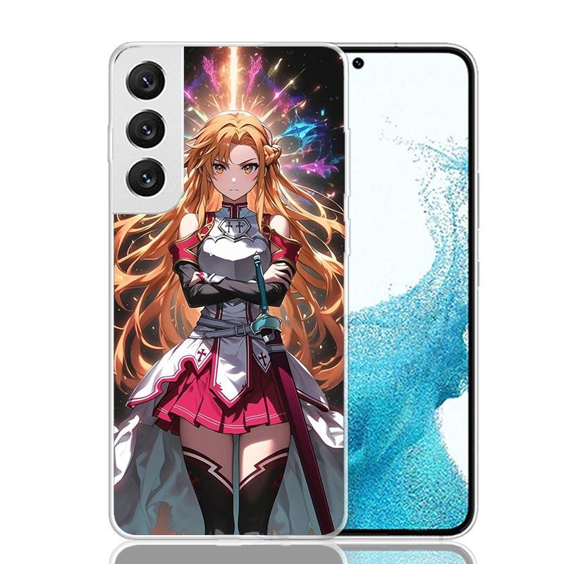 Sword Art Online Yuuki Asuna Phone Case For Samsung Galaxy S26 S25 Edge S24 S23 FE S22 Ultra S21 Plus S20 + Fundas Cover Coque G
