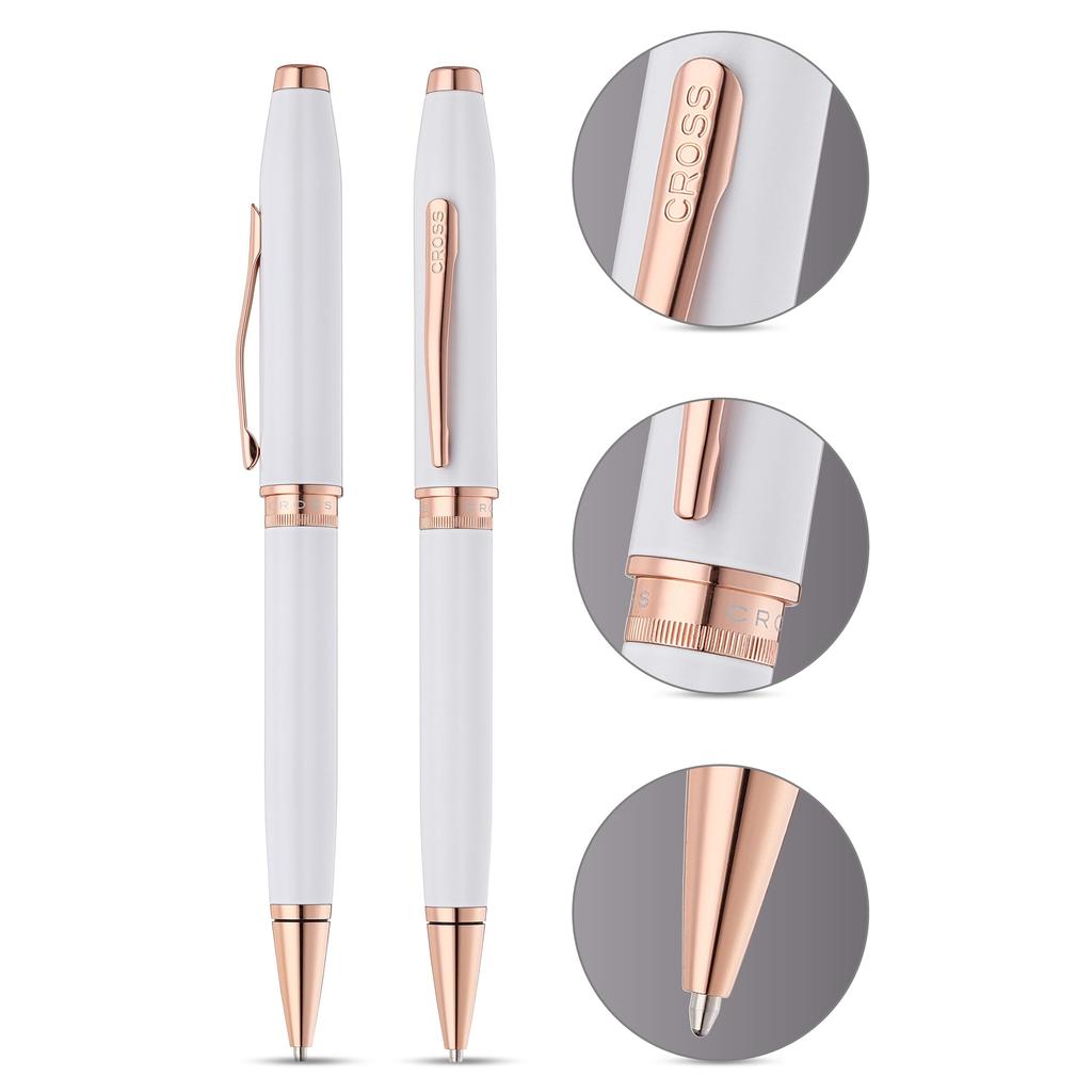 CROSS Foundry Pearl White Ballpoint Pen NAT0812-6