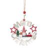 Christmas Tree Wooden Hanging Ornament with Santa Claus - Cross-border Holiday Atmosphere Décor