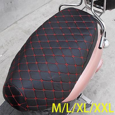 Accesorii pentru mașină Husă de pernă pentru scaun Protecție îngroșată a scaunului Rezistent la zgârieturi Rezistent la zgârieturi 3D Husă de protecție pentru scaun din piele artificială pentru motocicletă