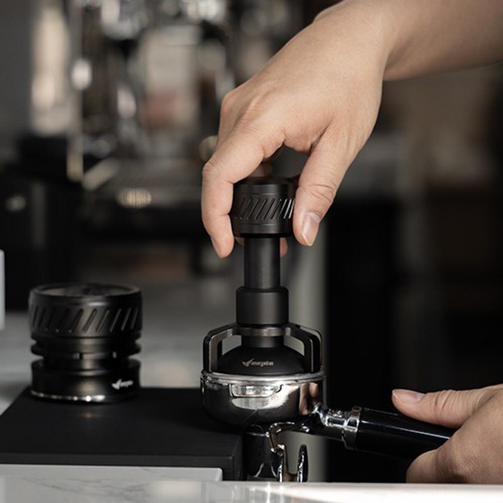 58.5MM Impact Coffee Powder Hammer Sound Feedback Constant Pressure Coffee Tamper No Powder Espresso Machine Accessories