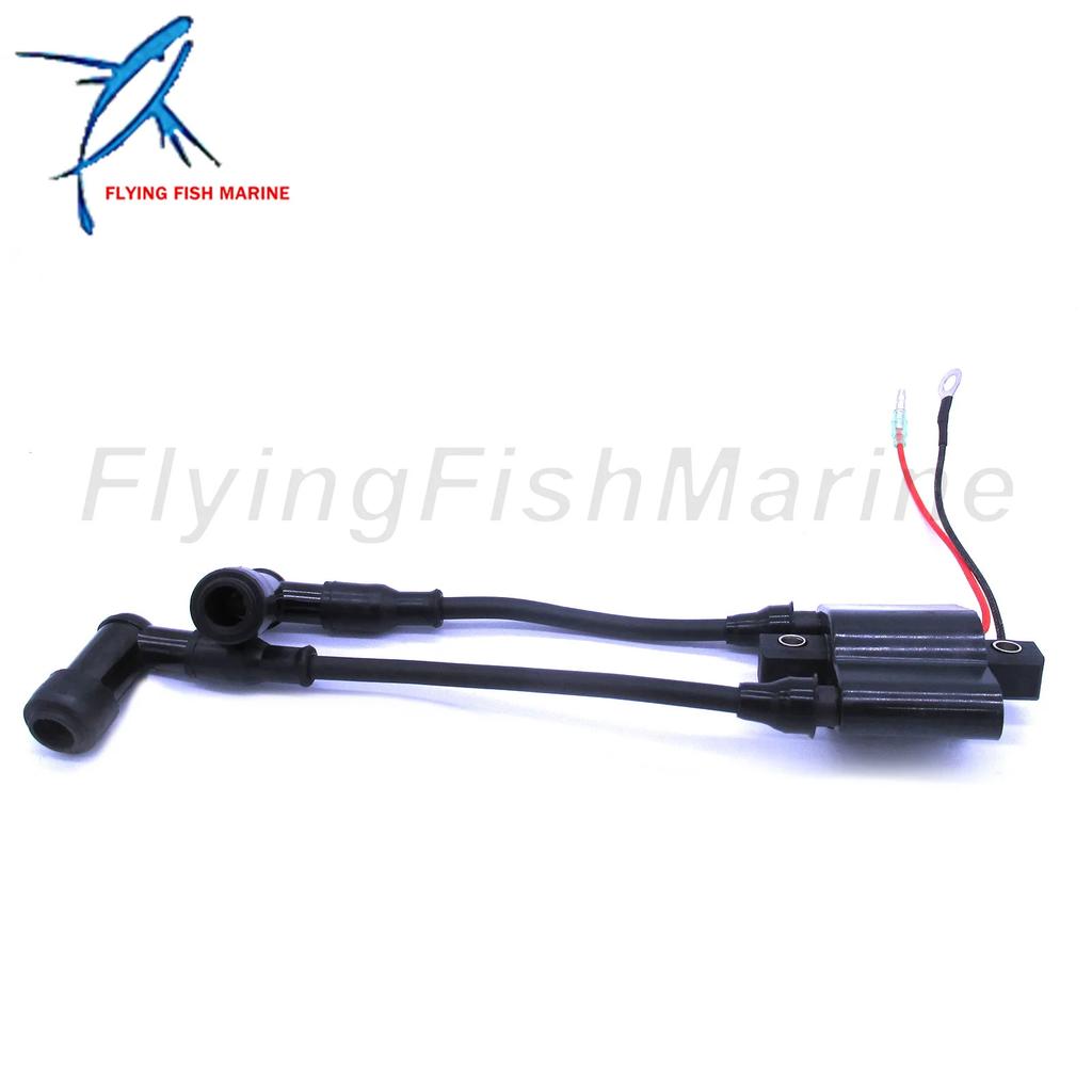 5041297 Ignition Coil W/Resistance Cap for Evinrude Johnson OMC Boat Motor 4-Stroke 9.8HP Outboard Engine