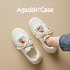 Augustine Small White Shoes Women's 2025 Spring New Muffin Platform Sports Board Shoes High-end Sports and Leisure Shoes