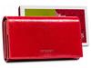 Red Leather Women's Wallet with Flap - Peterson