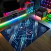 Tottenham Hotspur Design Crystal Velvet Carpet Cozy Non?Slip Printed Rug For Bedroom Living Room Entrance