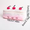 New Plush Cherry Cake Pen Bag Large Capacity Pencil Case Students Multifunction Stationery Bag For School Office