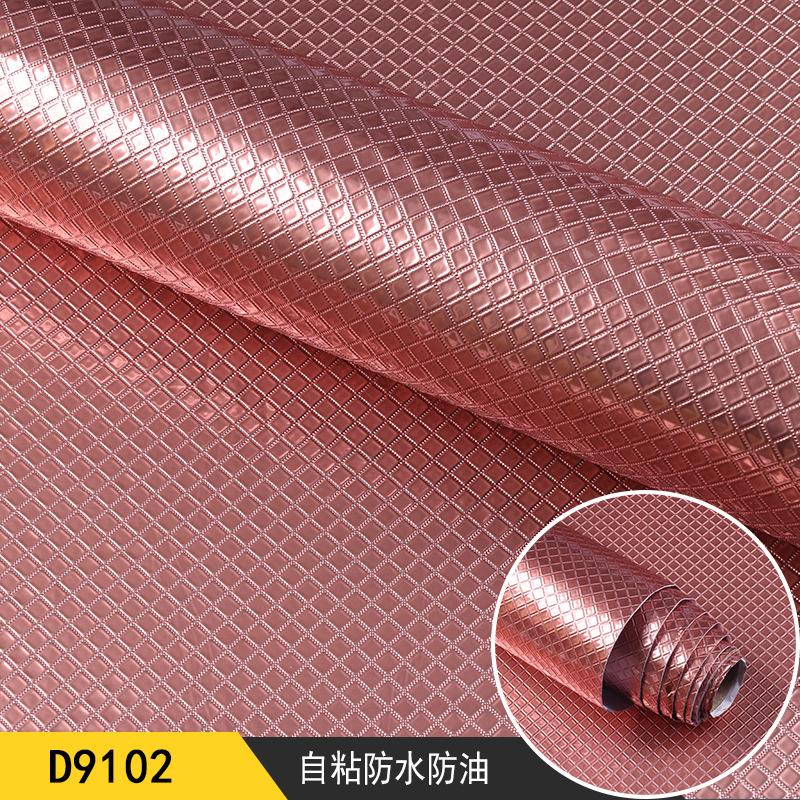 Kitchen Oil-proof Waterproof Stickers Anti-fouling High-temperature Aluminum Foil Self-adhesive Wallpaper Stove Cabinet Stickers