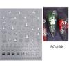 Manicure Ornaments Christmas Bronzing Nail Decals Christmas Bronzing Nail Stickers  Nail Salon