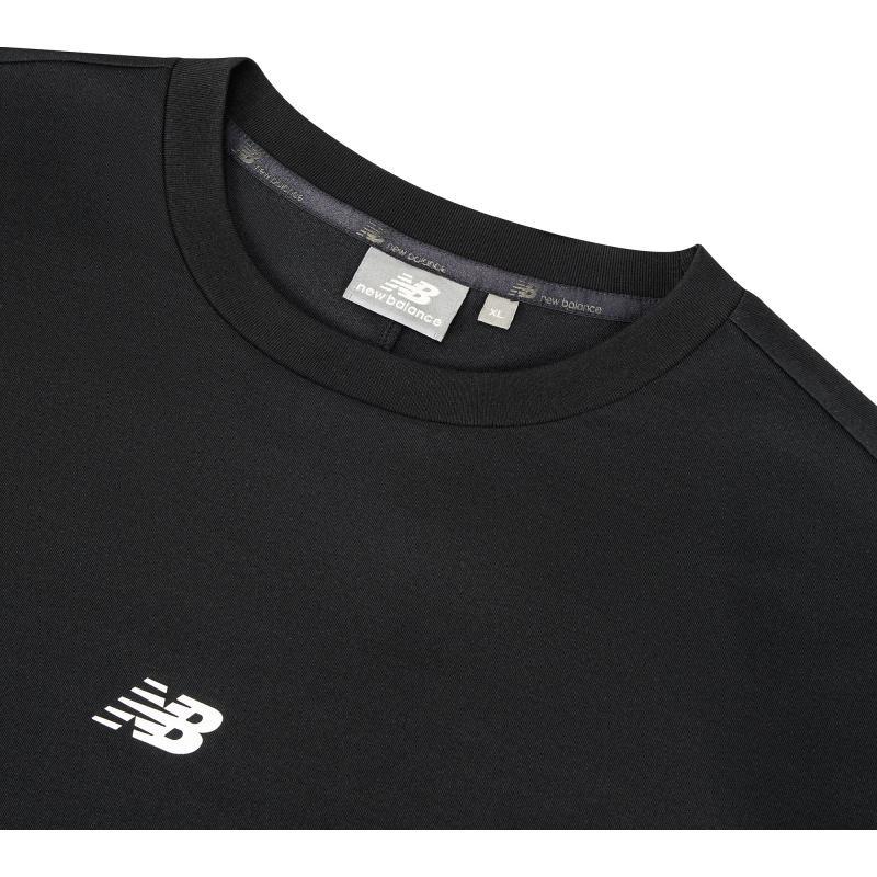 New Balance Athletics Logo-Print T-Shirt Asia Sizing 'Black' Unisex 5ED24491-BK