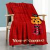 Galatasaray Customize Text Blanket Gift Personalized Blanket Ultrasoft Perfect For Couch Bed Sofa Seaside Ideal For All Seasons