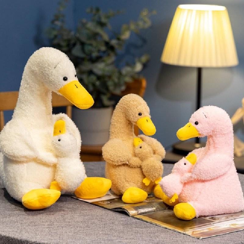 Adorable Mother And Baby Duck Plush Toy Soft And Cuddly For Kids Birthday Gift