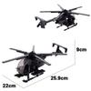 Moderner Militär US MH-6 Little Bird Hubschrauber Bausteine DIY Spielzeug Geschenke moc Blöcke