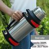 304 Stainless Steel 5L Thermos Flask - Large Capacity, Portable for Men & Women, Outdoor Car Use, Household Hot Water Bottle