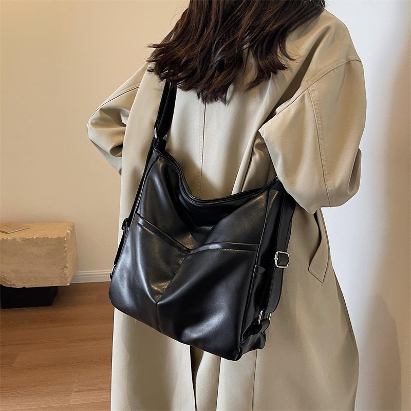 Double shoulder messenger bag women's dual-purpose tote bag new class tote shoulder bag