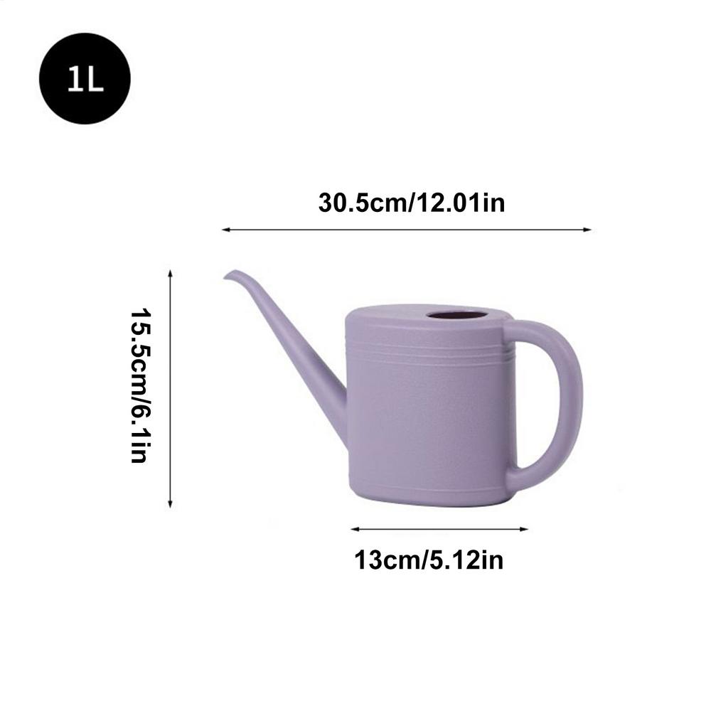 Plant Watering Can 1L Portable Watering Pot Household Transparent Watering Pot Garden Watering Pot Tool For Balcony Patio
