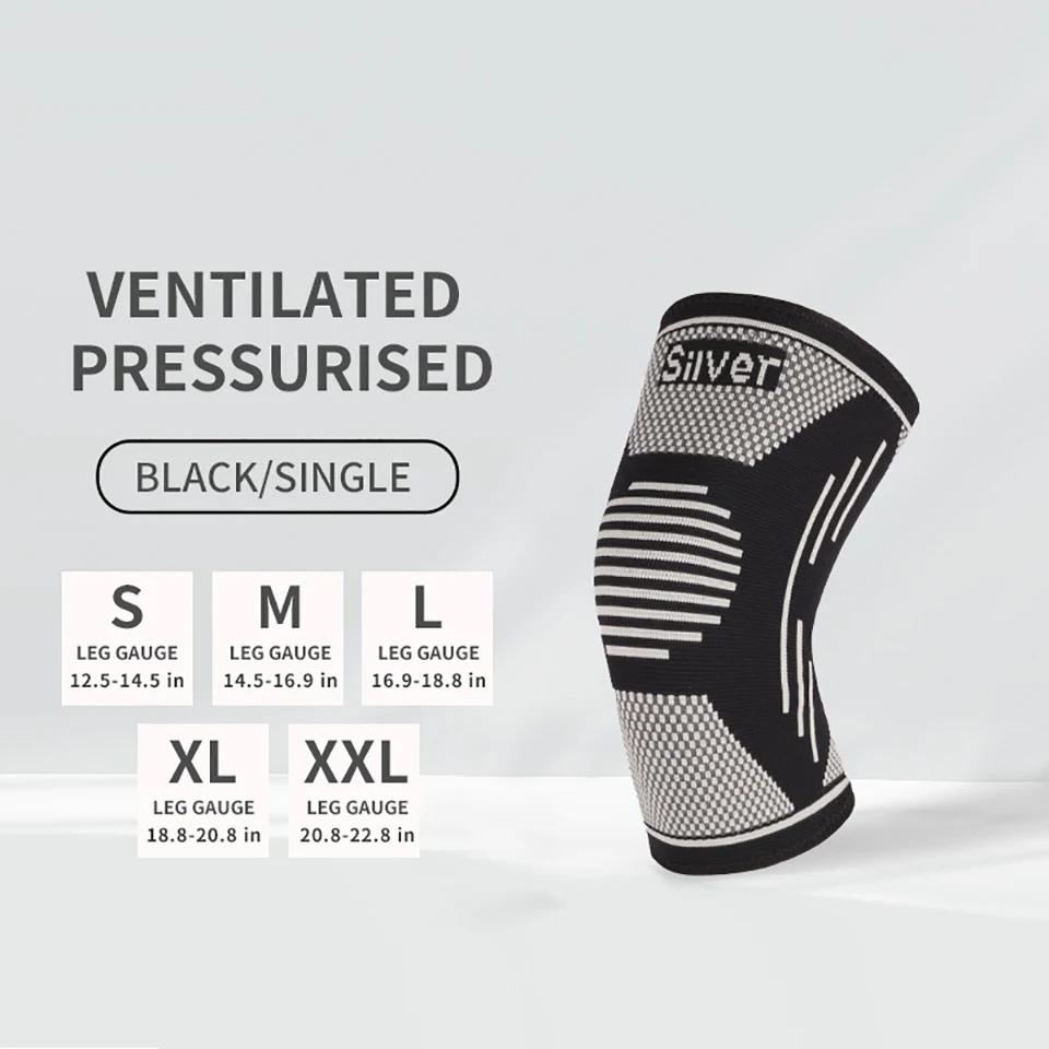 Silver Ion Knee Brace Arthritis Pain-Knee Sleeve Knee Pain Compression Sleeve Sports Workout Knee Pain Relief Men Women Unisex
