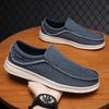 Spring and Autumn Loafers Men's 2025 Casual Shoes Men's Flat-bottomed Sneakers Ultra-light Large Size One-pedal Shoes