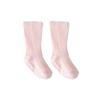 Solid Mid-Calf Striped Non-Slip Baby Socks with Loose Cuff
