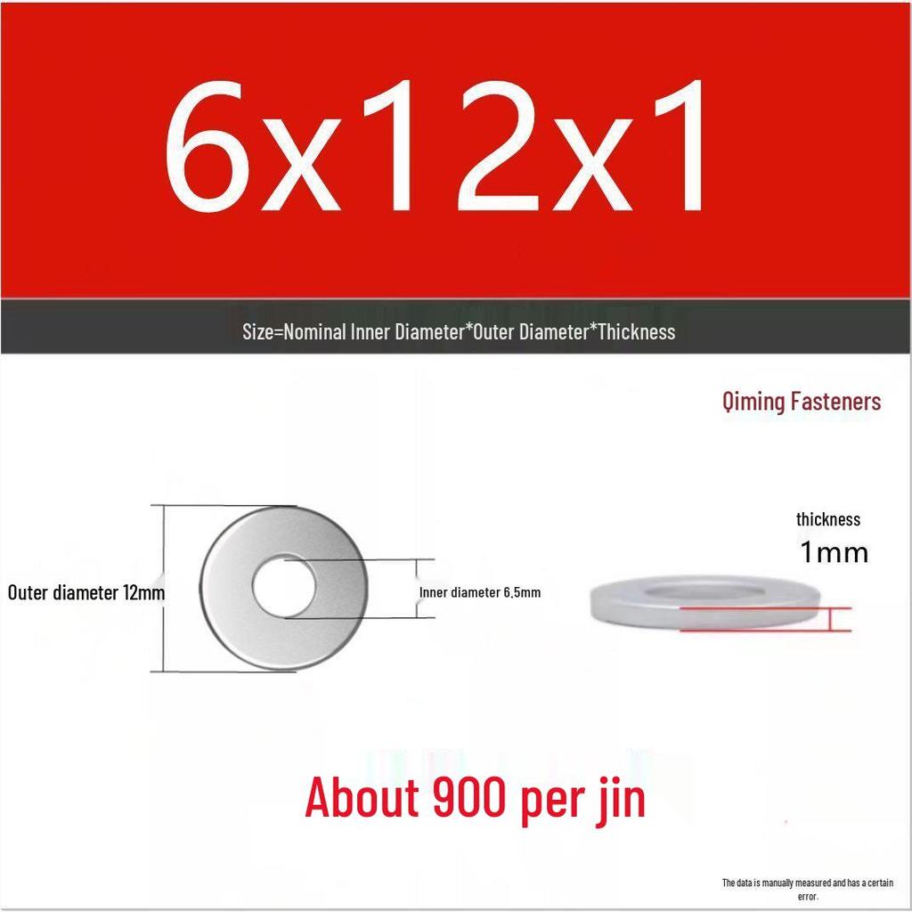 4.8 Grade Galvanized Iron Flat Washer, M3-M40 Oversized Metal Hole Gasket.