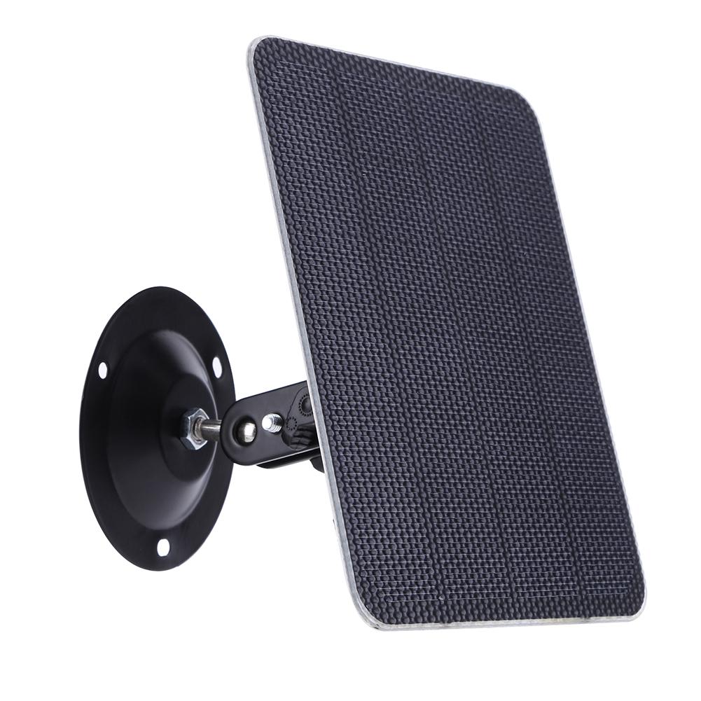 3W 5V IP Security Camera Charger 360 Adjustable Bracket Monocrystalline Solar Panel Charger for Wireless Outdoor Security Camera