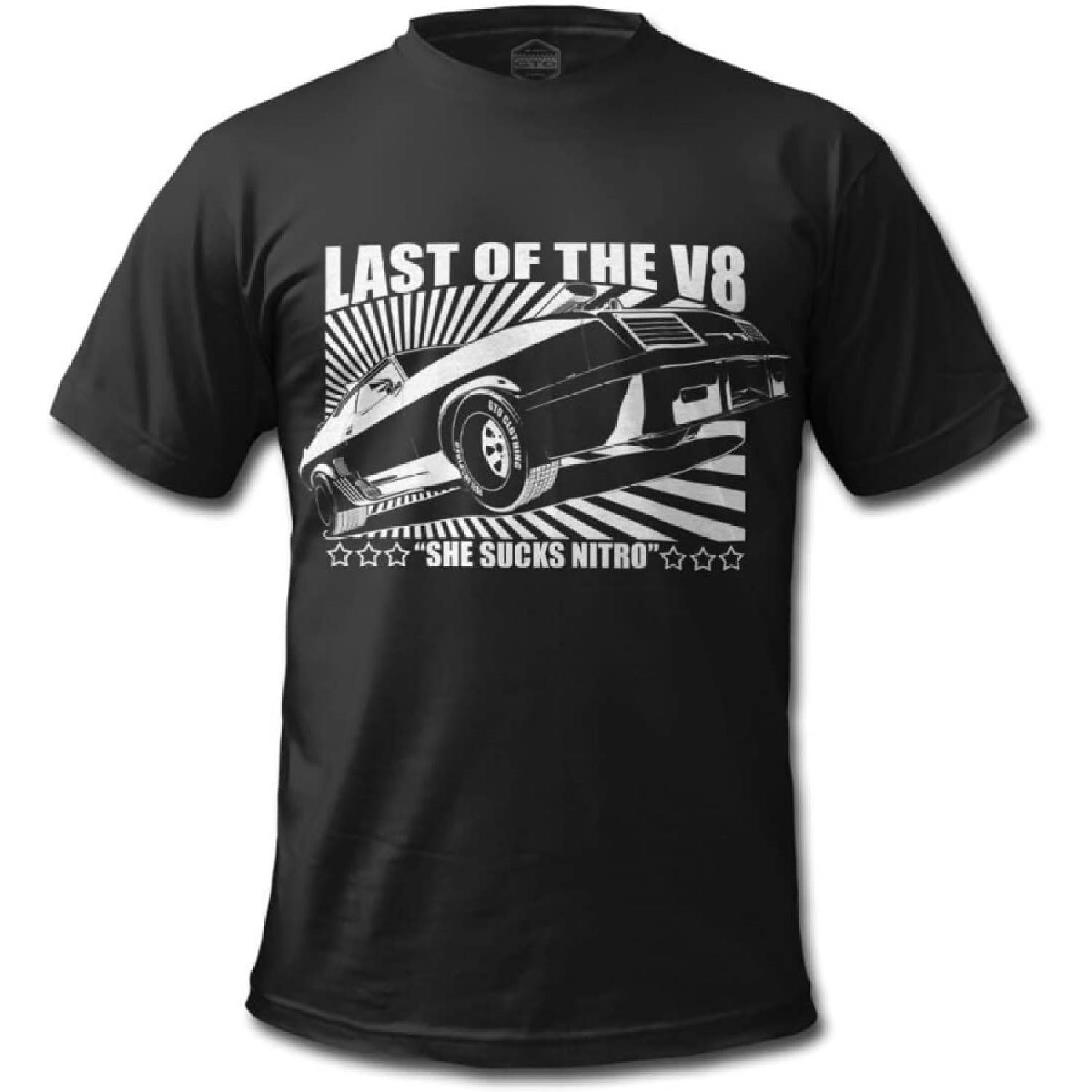 GTO Clothing Men s Mad Max The Last of The V8 s Movie T-Shirt S