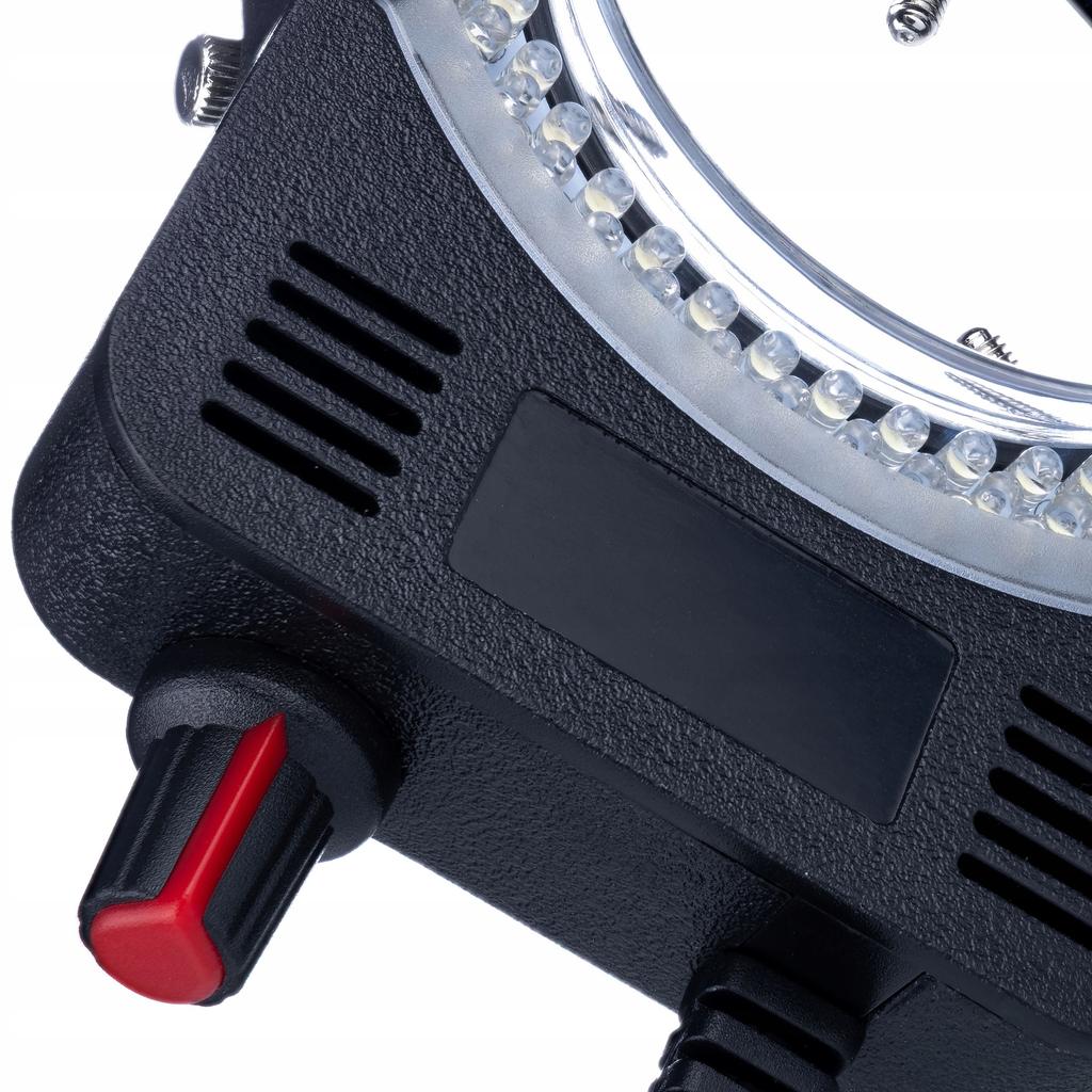 Rosfix Oświetlenie Pierścieniowe LED 144 Diody – Zasilanie USB 5V | Regulacja Jasności 0–100% | Średnica Montażu 30–65 mm