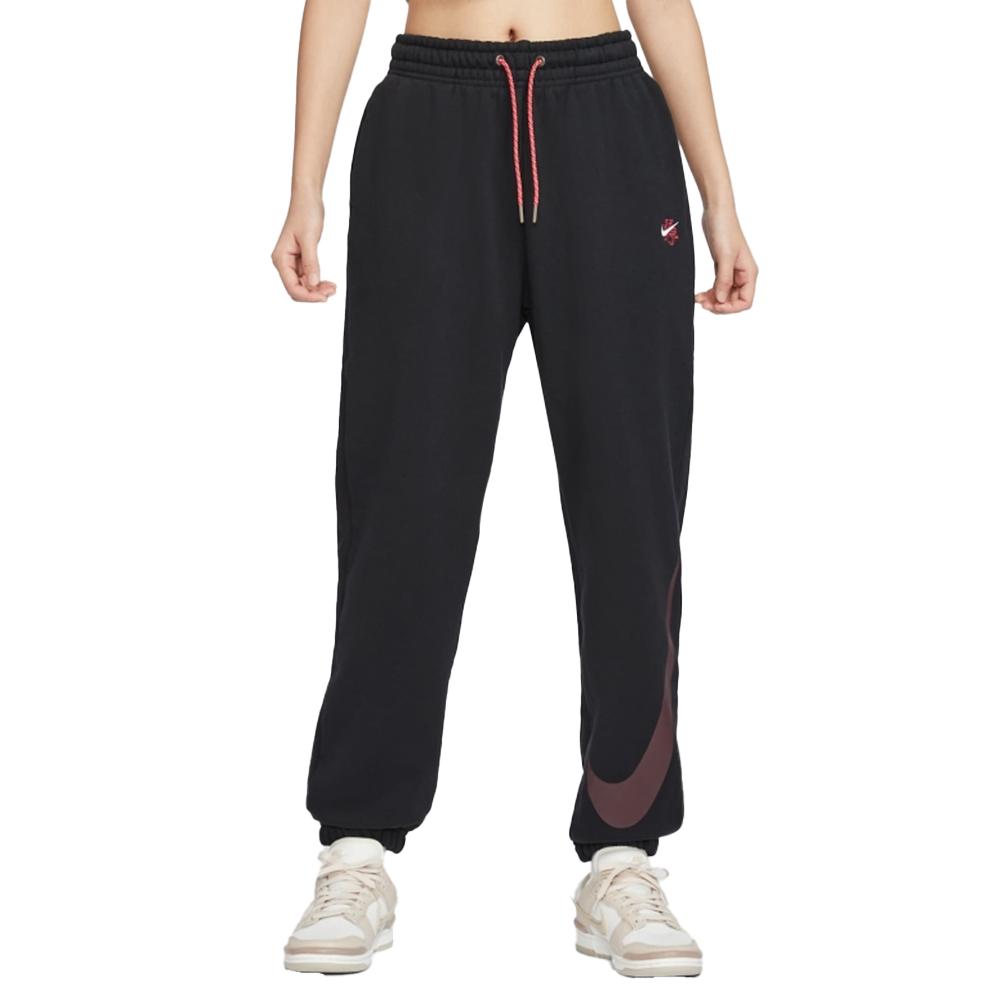 Nike Sportswear FW25 AS W NSW HR OS Pant Comfortable Soft Drawstring Casual Pants Women Pants Black HV8463010