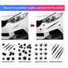Creative 3D Bullet Hole Car Stickers Set Car Motorcycle Anti-Scratch Realistic Bullet Hole Side Stickers Waterproof Stickers
