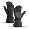 Electric Heated Gloves Motorcycle Winter Moto Heated Gloves Warm Waterproof Rechargeable Heating Thermal Gloves For Snowmobile
