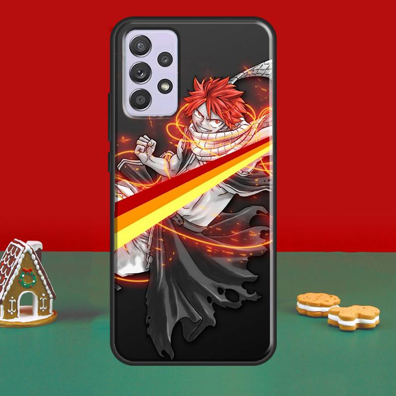 Natsu Erza Fairy Tail Case For Samsung A51 A71 A50 A70 A41 A31 A11 A10 A52S A21S A12 A22 A32 A42 A52 A72 Cover