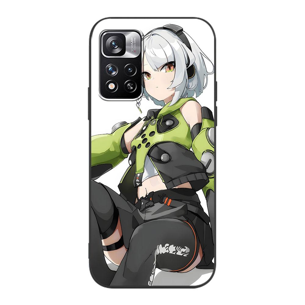 

Anby Demara Zenless Zone Zero Case for Xiaomi Redmi 10A 10C 9C 12C 9A 9i 10 12 9 Prime 9T K40 Pro Black Soft TPU Phone Bag Cover Redmi K40 Pro