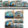 Ocean Maui Moana Bedding Set 3d Design Cartoon Duvet Cover Pillowcase King Queen