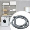 Long Drain Hose Extension Pipe For Washing Machines And Dishwashers With Anti Corrugated Design And Secure Clip Option