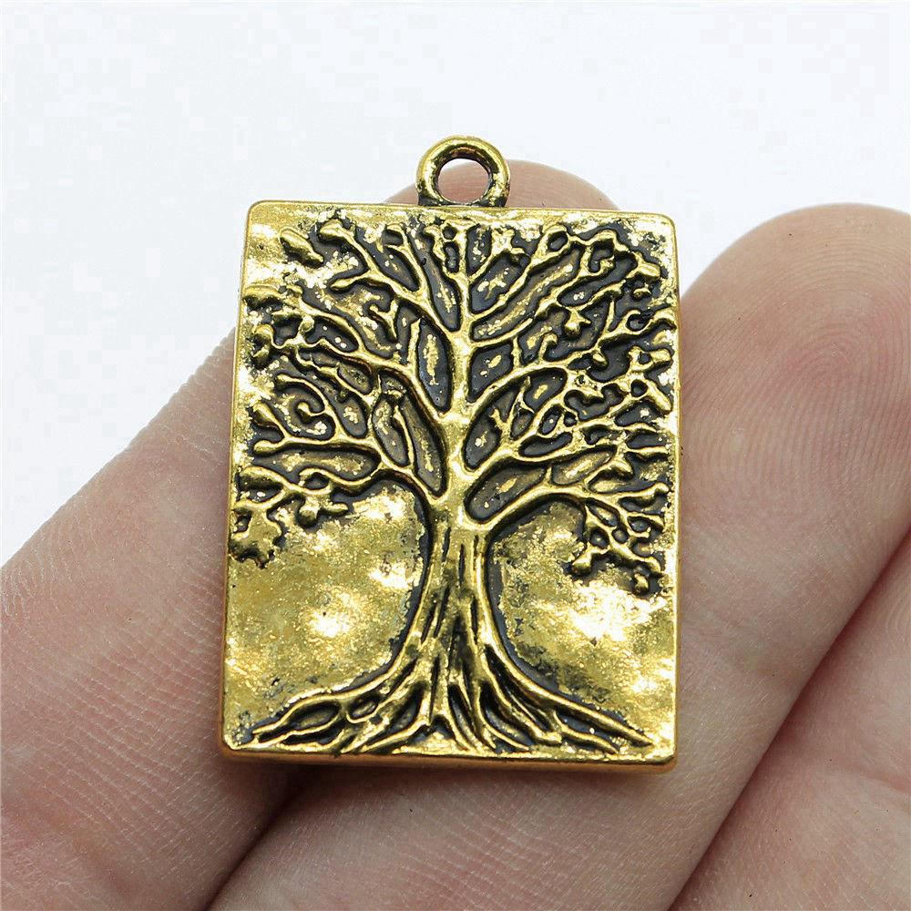 Charms Big Tree Of Life Pendants Wedding Jewelry Findings QC017