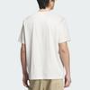 Adidas Originals Monogram Cotton Vintage Loose Fit Crew Neck Short Sleeve T-Shirt Men Tops White JX2628