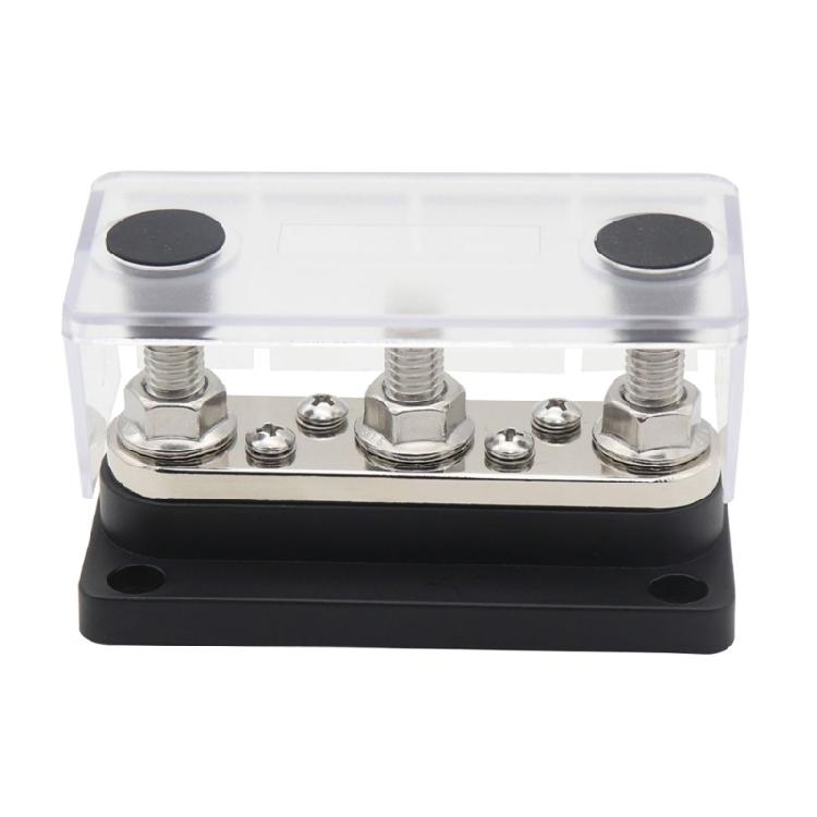 Battery Power Distribution Block Bus Bar Positive Negative 3x5/16" 300A Terminal