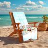 1Pc Happy Holiday Friends Beach Towel, Quick Dry, Multi-Use for Beach Pool Gym Yoga Home Travel, Christmas, Halloween, Xmas Gift S83