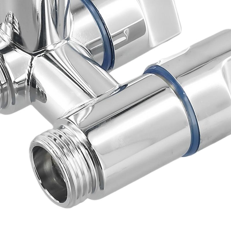 3 Way Angle Valve Improve The Functionality Of Your Home Or Commercial Spaces With The Three Way Diverter Valve Silver