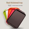 Rectangular PP Silicone Non-slip Serving Tray