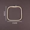 2 Pieces Bamboo Hoop Embroidered Stretch Tool Ring Reusable Decor Quilting Sewing Embroidery