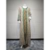 Indonesia Middle East Turkey Arab Dubai Saudi Gauze Embroidered Sequin Robe Dress Dresses