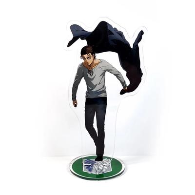 Attack On Titan Shingeki No Kyojin Eren Jaeger The Final Season Acrylic Stand Figure Model Plate Holder Cake Topper Anime
