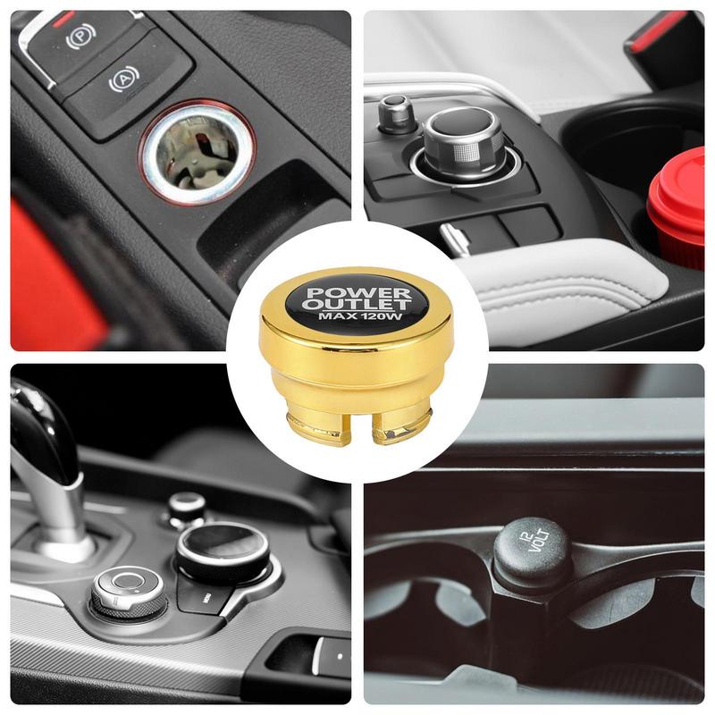 Socket Cover Socket Plug Cover Semi-Concealed Design Vehicle Accessory For Most Cars Trucks And Boats