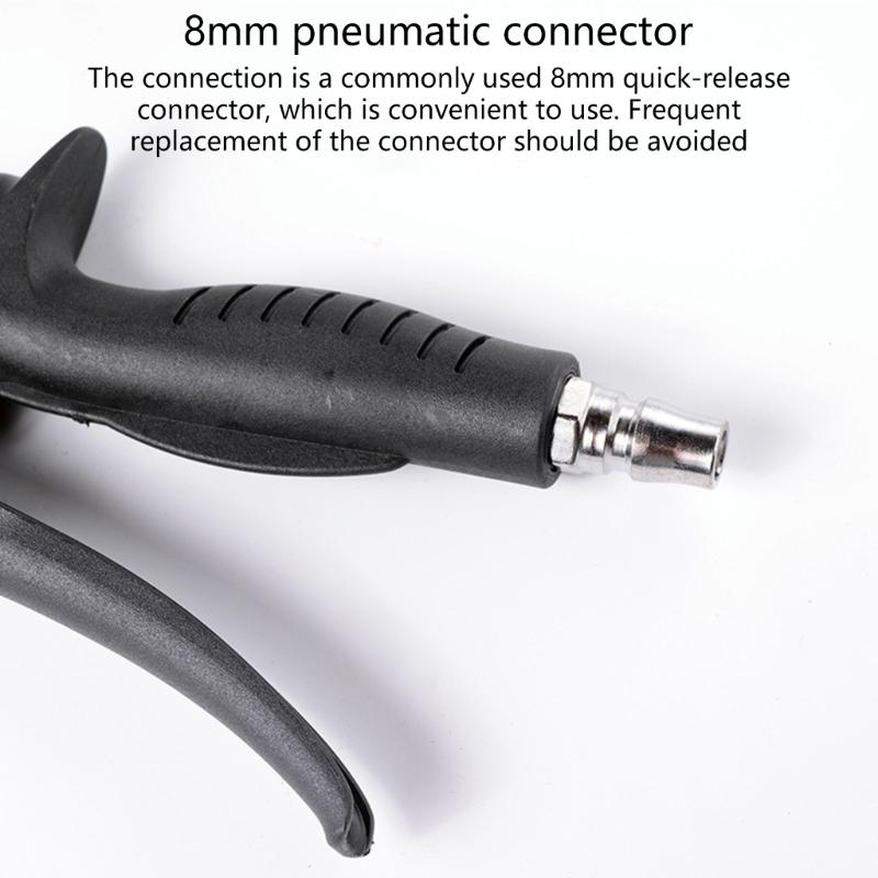 Pneumatic Dust Blower Guns With 360Degree Flexible Hose Highly pressure Airflows For Precise Cleaning In Hard To Reach Areas