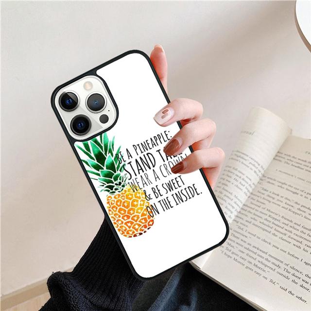 Sommer Ananas Coque Schale Für iPhone 17 Air 15 16 14 13 12 Pro Max 11 Pro Max Plus Handyhülle Abdeckung